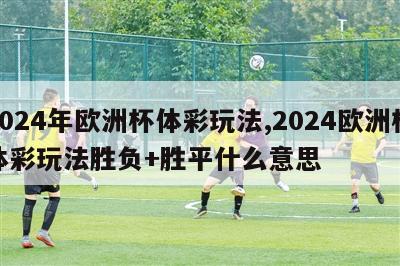 2024年欧洲杯体彩玩法,2024欧洲杯体彩玩法胜负+胜平什么意思